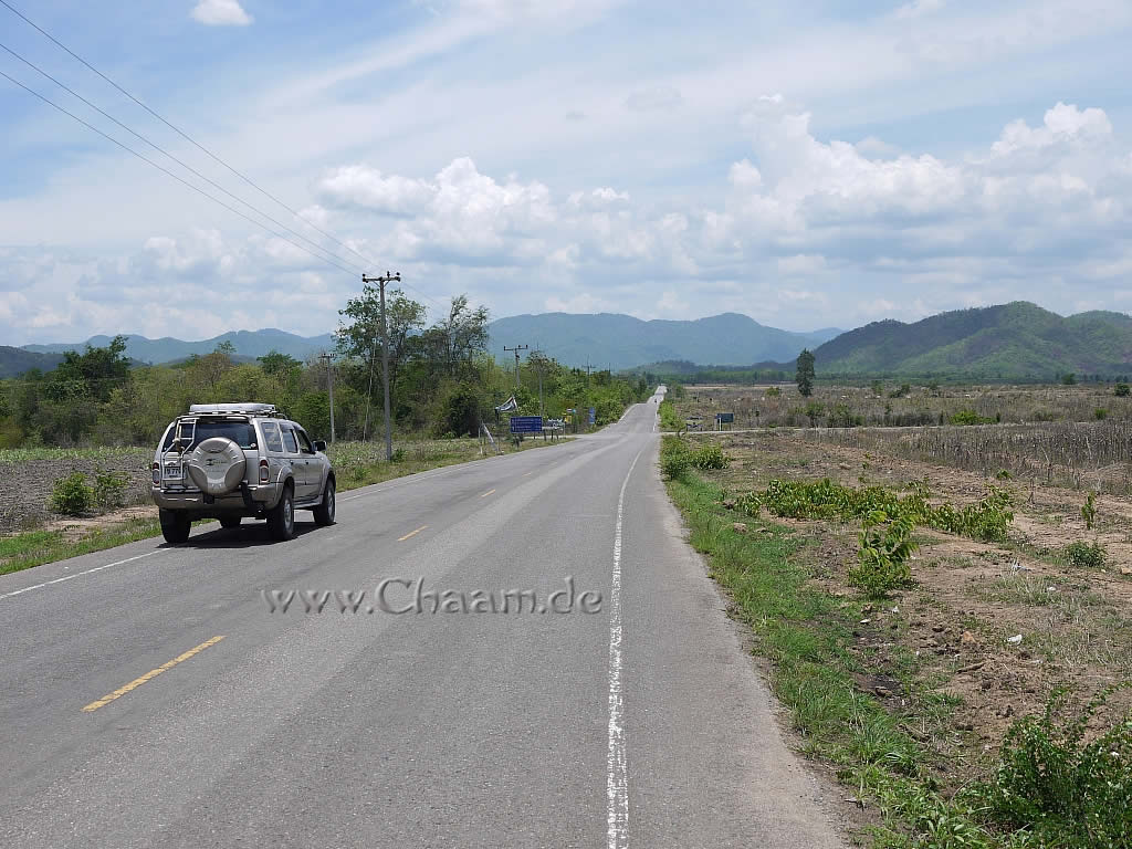 Landtraße von Phetchaburi