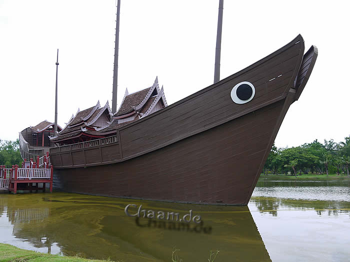 Hausboot Dschunke Thailand Ancient City
