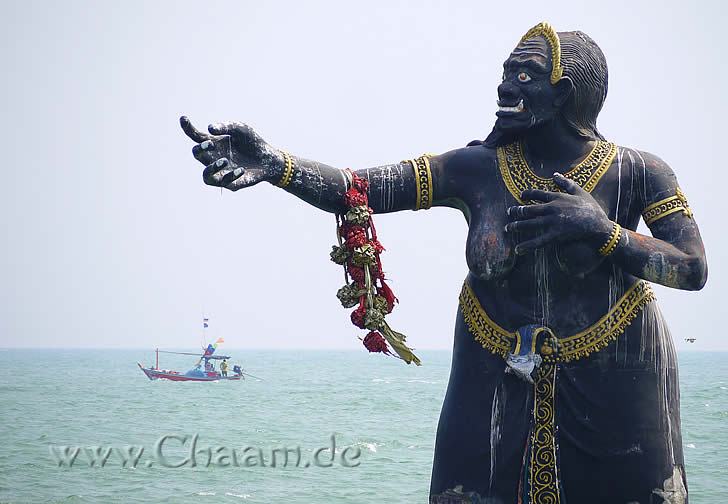 Pee Seua Samut die Riesin der Thailändischen Mythologie