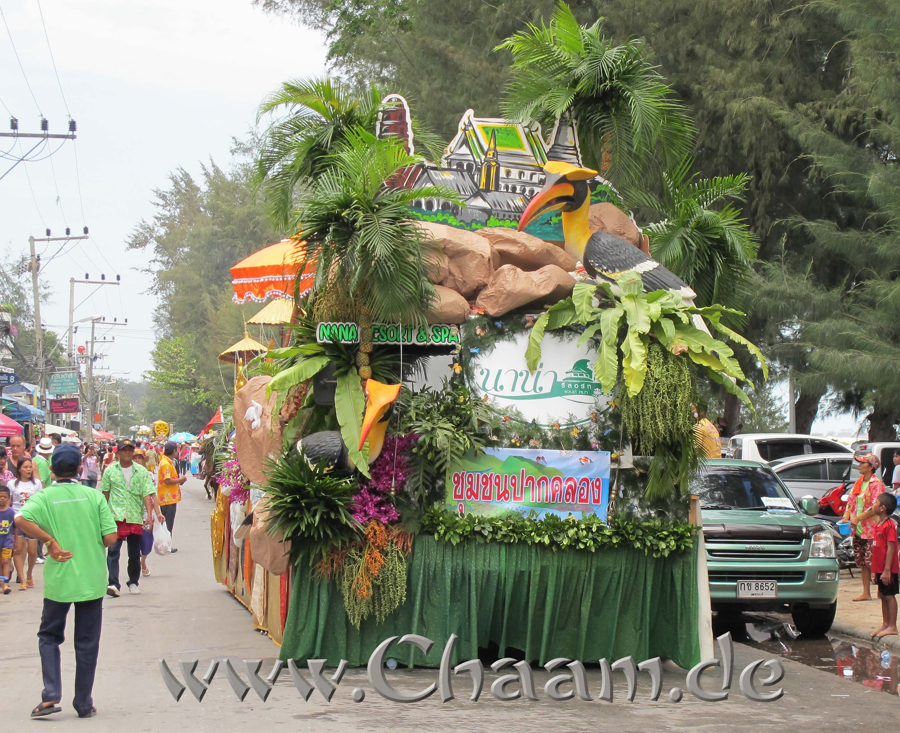 Karnevalswagen Songkran Cha-Am