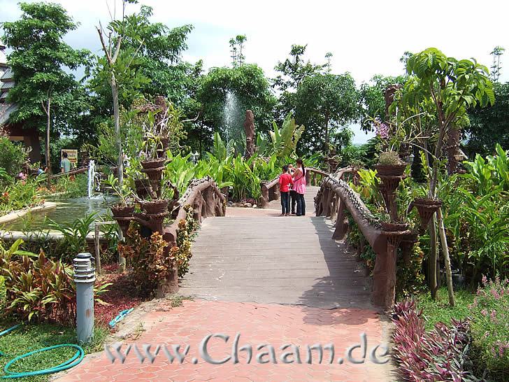 Gepflegter Naturpark in Hua Hin Thailand