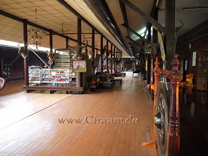 Museum im Tempel Wat Tanot Luang in Thailand