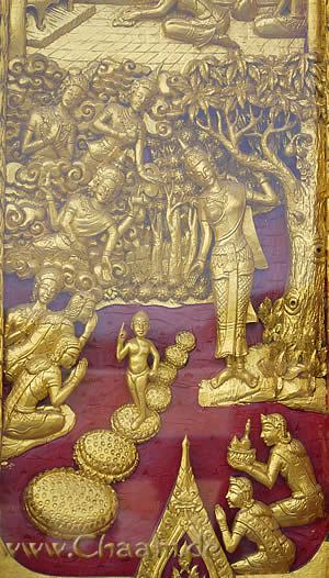 Buddha konnte als Baby laufen